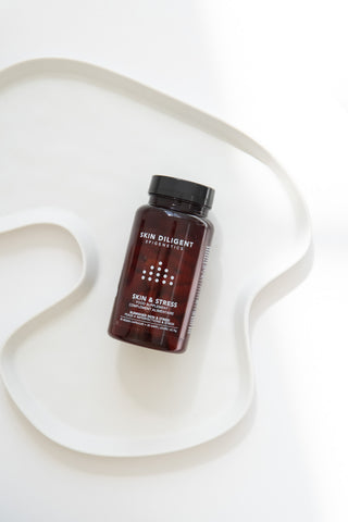 Skin Diligent Skin & Stress Food Supplement for Clear Skin & Wellbeing