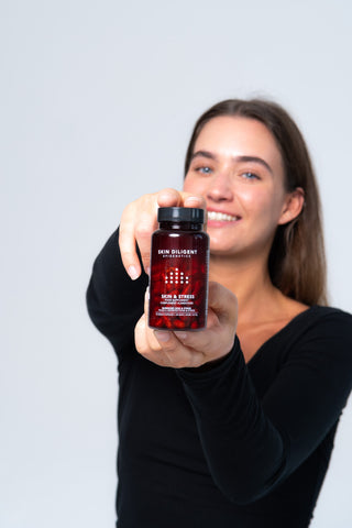 Skin Diligent Skin & Stress Food Supplement for Clear Skin & Wellbeing